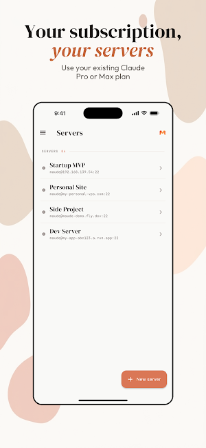 Maude - AI Coding Agent & SSH Screenshot 1