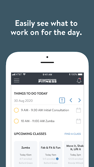 Metamorphosis X Fitness screenshot 2