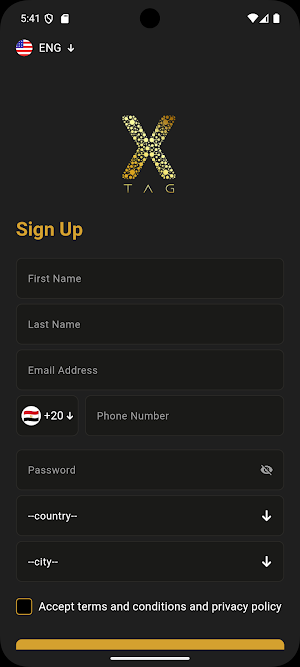 X TAG: Digital Business Cards Screenshot 1