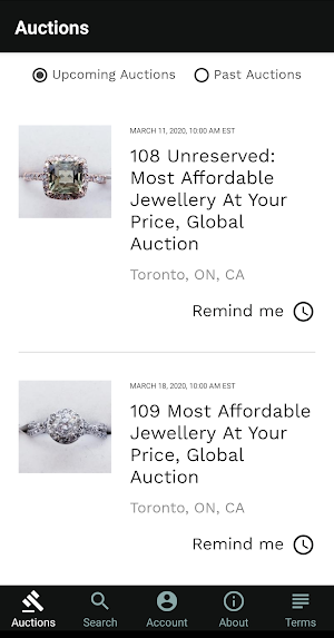 Affordable Creations Live Bidding Screenshot 0