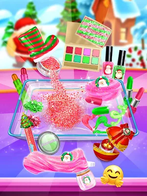 Glitter Slime -Christmas Party Screenshot 2