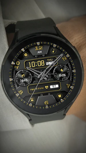 Yellow Function For Wear OS Screenshot 3