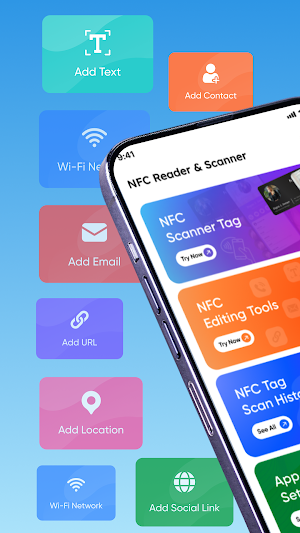 NFC Tags: Card Reader & Writer Screenshot 1