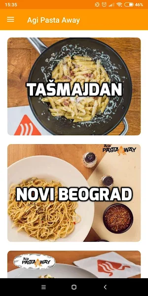 Agi Pasta Away - Dostava Hrane Screenshot 0