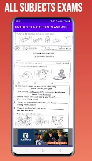 Grade 2 Subjects Topical Tests Screenshot 2