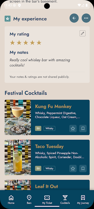 Brighton Cocktail Festival Screenshot 2