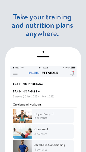 Fleet Fitness Screenshot 2