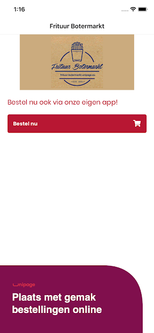 Frituur Botermarkt Screenshot 0