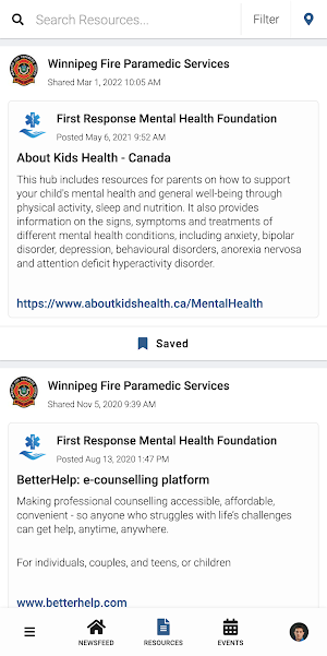 WFPS PeerConnect Screenshot 2