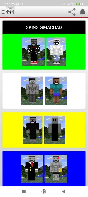 Skin Gigachad For Minecraft Screenshot 0