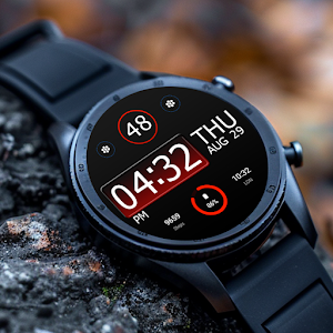 Key WF31 Digital Watch Face Screenshot 0