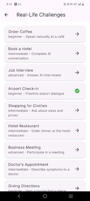 AI Language Learning App Screenshot 0