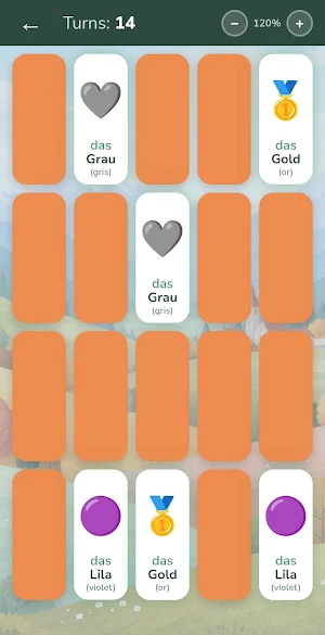 German Noun Matching Game Screenshot 3