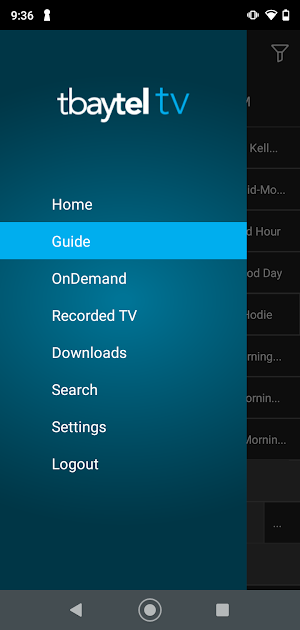 Tbaytel TV Screenshot 0