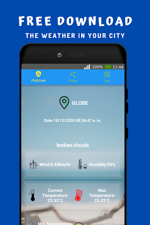 Charlotte Weather Live App Screenshot 0