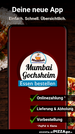 Mumbai Indisches Restaurant Go Screenshot 0
