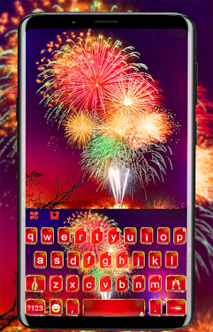 Keyboard Theme Happy New Year Screenshot 1