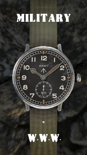 Military Watch Face 01 Screenshot 0
