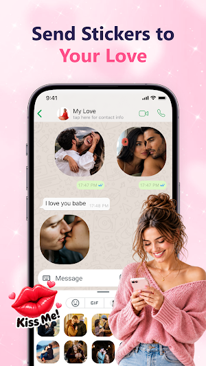 Romantic Stickers - WAStickers Screenshot 3