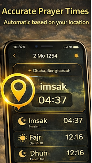 Prayer Times & Adhan Pro Screenshot 0
