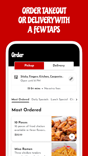 Sticky Fingers Kitchen Screenshot 0