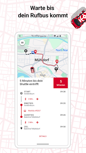 Rufbus Mühldorf Screenshot 3