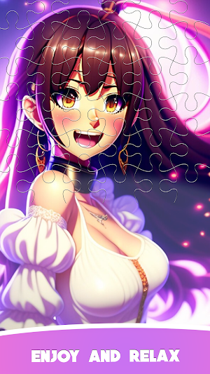 Anime Girls: Jigsaw Puzzle App Screenshot 1