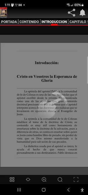 La Epístola a los Colosenses Screenshot 3