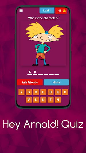 Hey Arnold! Quiz Screenshot 0
