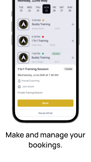 Prevail Coaching Screenshot 1