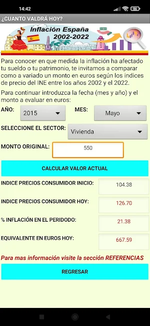 Inflación España Screenshot 1