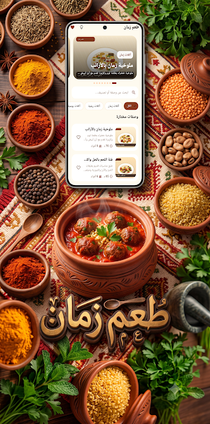 طعم زمان - وصفات عربية تراثية Screenshot 1