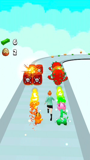 Backpack Monsters Run Screenshot 0