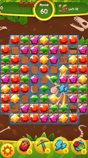 Jewels Jam: Puzzle World Dino Screenshot 0