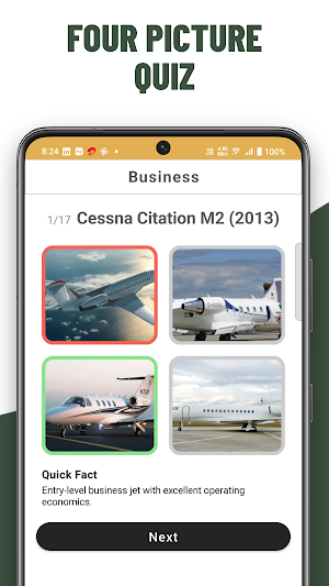 Aircraft Planes Quiz Screenshot 1
