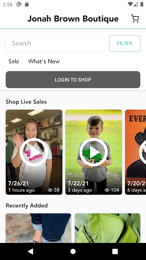 Jonah Brown Boutique Screenshot 1
