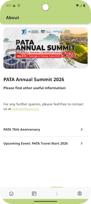 PATA Events Hub Screenshot 3
