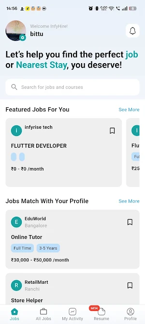InfyHire – Jobs & Hiring App Screenshot 0