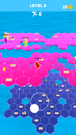 Hexagon fall heroes Screenshot 3