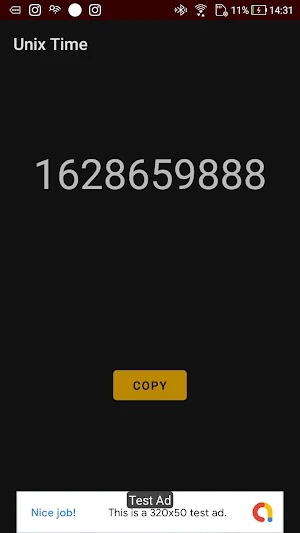 UNIX Time Screenshot 1