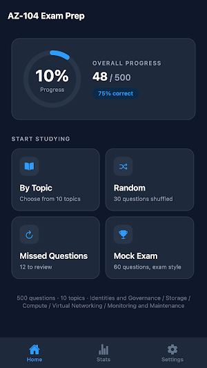 AZ-104 Exam Prep Screenshot 0