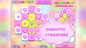 Valentine Hearts Collapse Game Screenshot 0