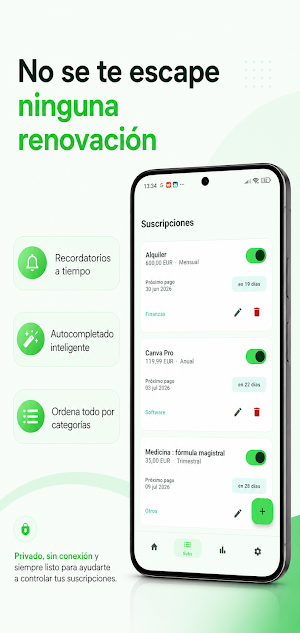 Subito: Control Suscripciones Screenshot 3