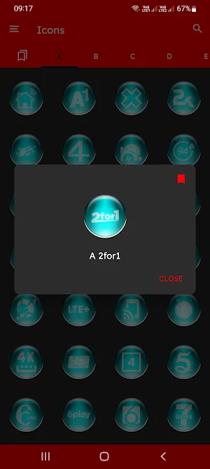Cyan Pixl Glass Icon Pack Screenshot 3