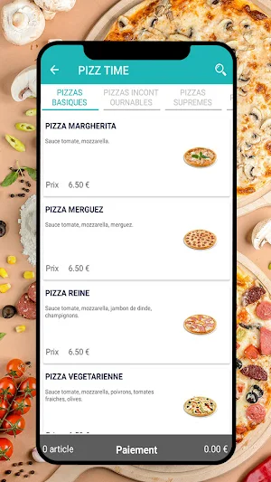 pizz'time Screenshot 2