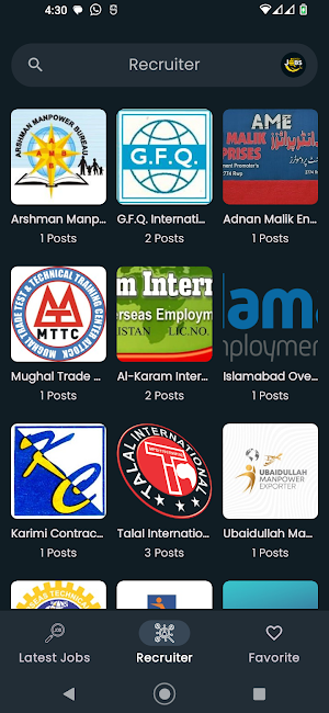 Overseas Jobs Bank - Work Visa Screenshot 3