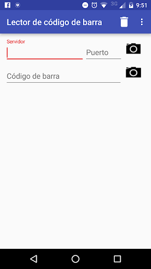Lector de códigos de barra Screenshot 0
