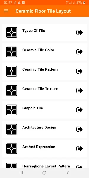 Ceramic Floor Tile Layout Screenshot 0