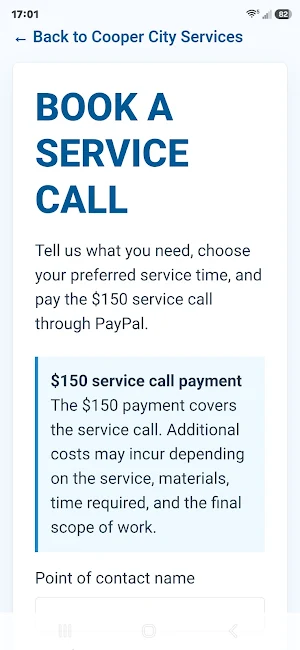 Cooper City Services Screenshot 2
