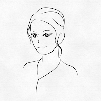 Pencil sketch cartoon photo
